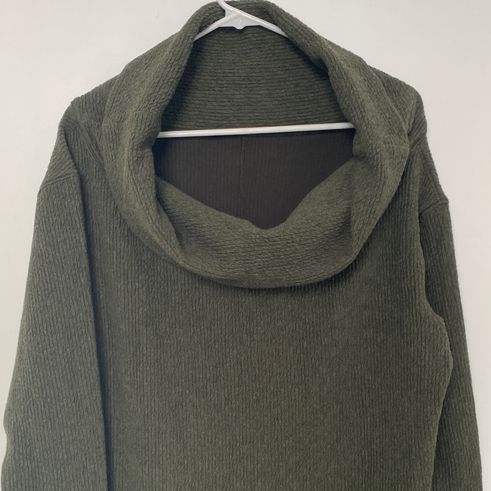 Lululemon Olive Green Women's Sweater Dress